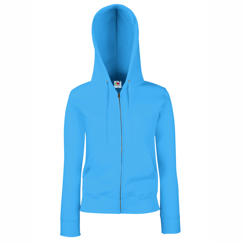 62118-LADY-FIT PREMIUM HOODED SWEAT JACKET